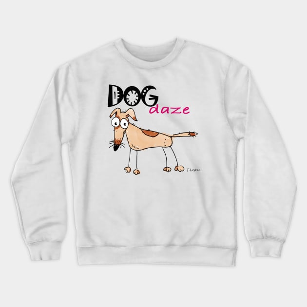 Dog daze Crewneck Sweatshirt by tlak